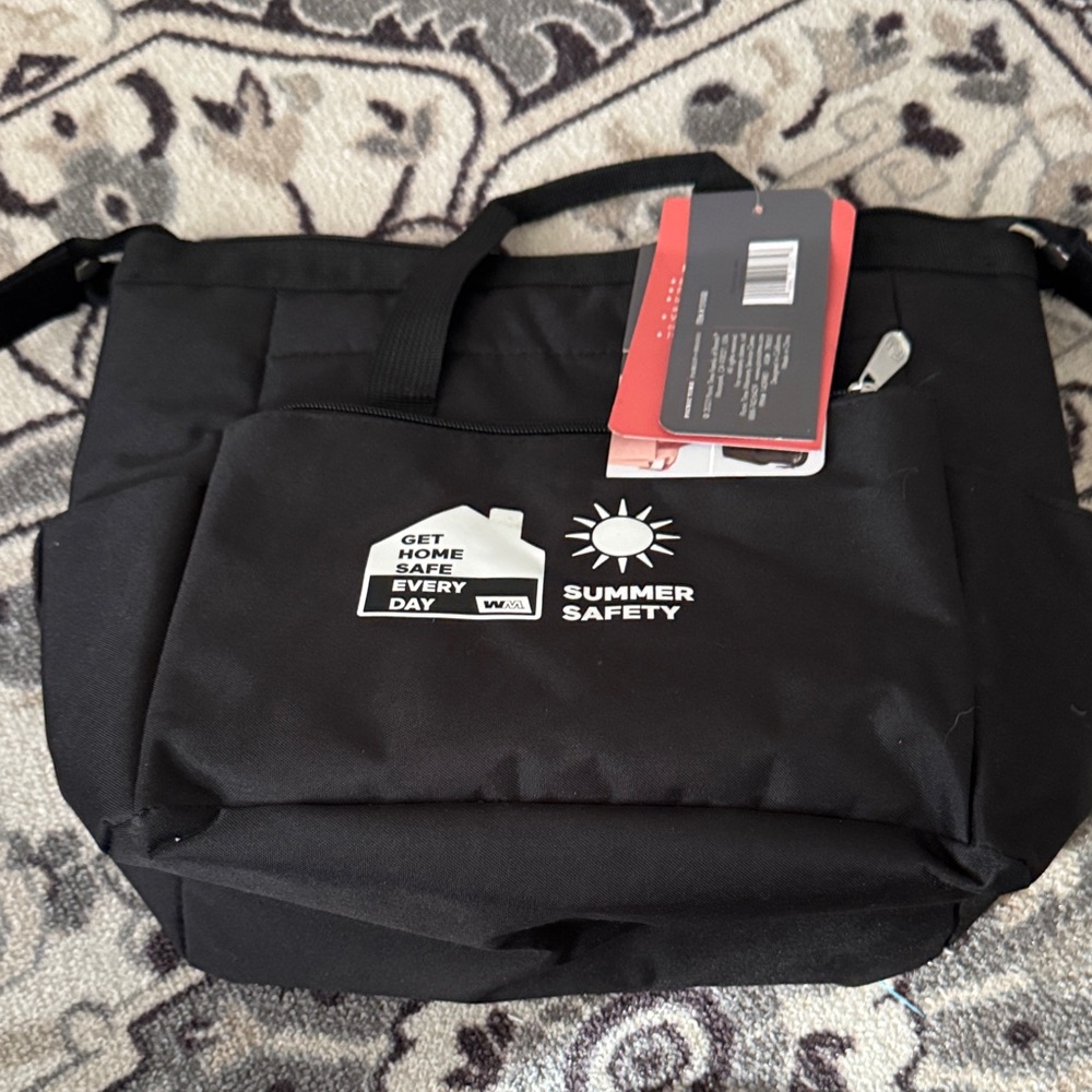 Black Summer Safety Men's Bag